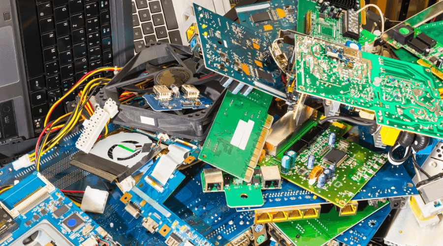 computer parts waste and how to propely remove e-waste